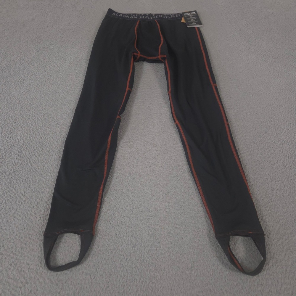 Alaskan Hardgear Pants Mens M Black Boars Nest Stirrup Flex Duluth Thermal NEW
